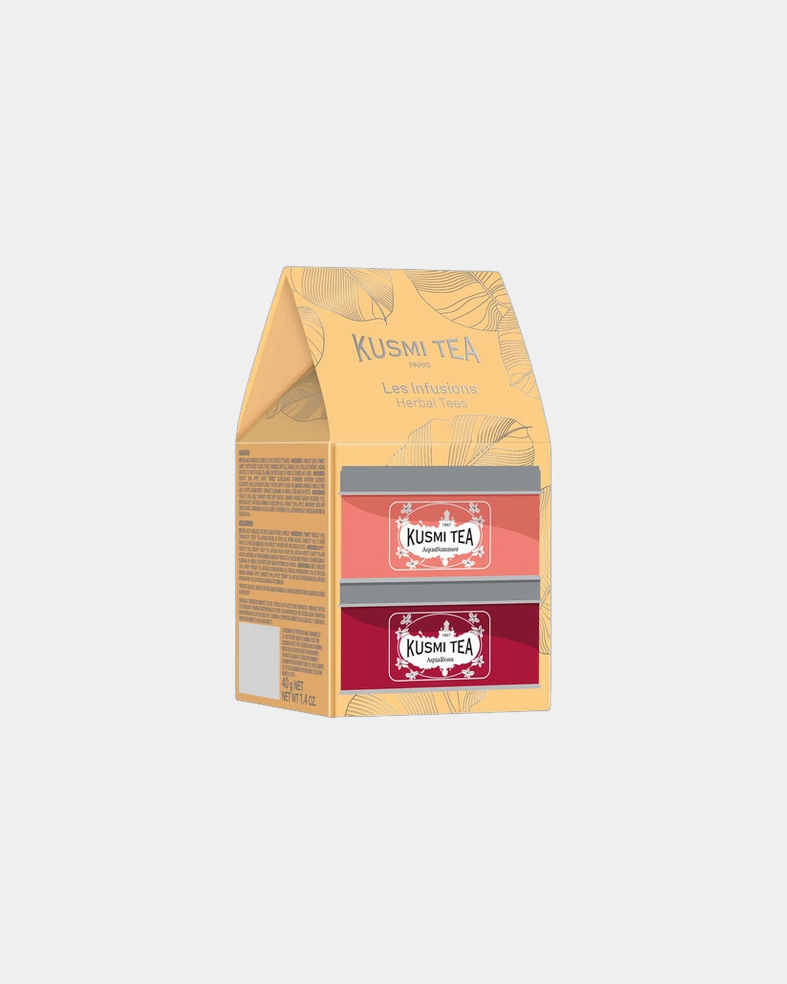 Cofanetto bio Kusmi Tea AquaRosa/Summer da personalizzare - 1