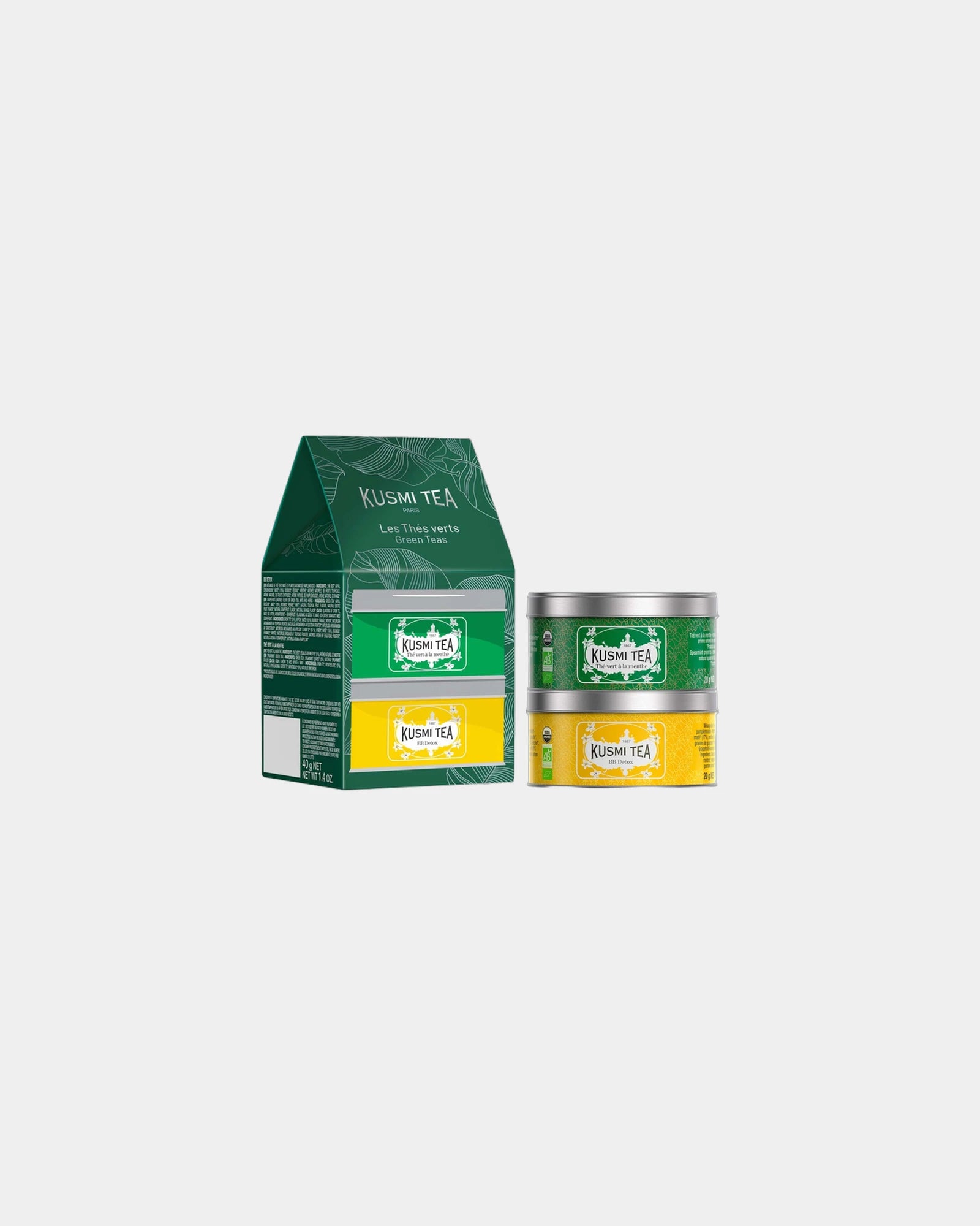 Cofanetto tè bio Kusmi Tea Detox 40g da personalizzare - Non specificato