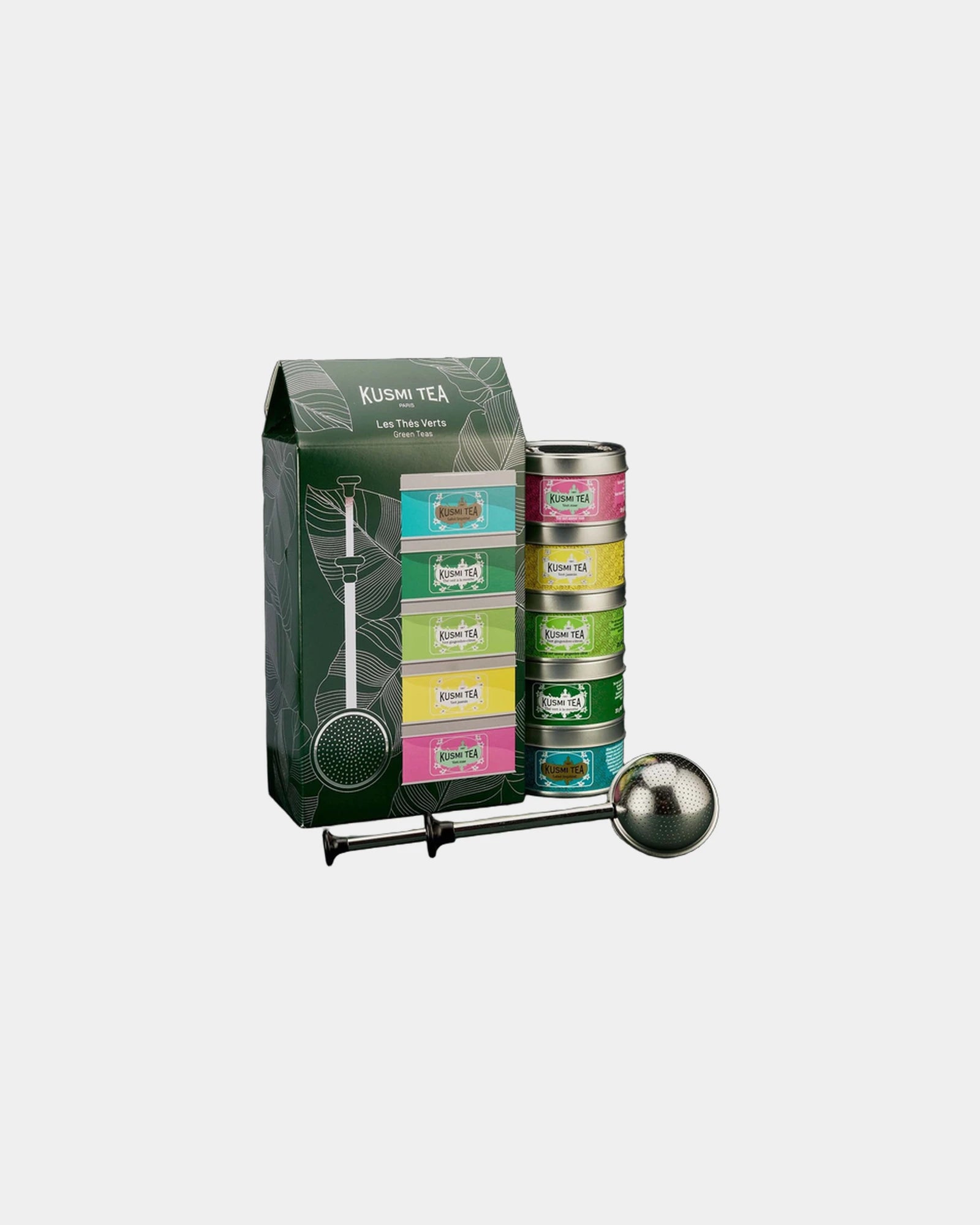Cofanetto tè verdi bio Kusmi Tea 5x100g da personalizzare - 1
