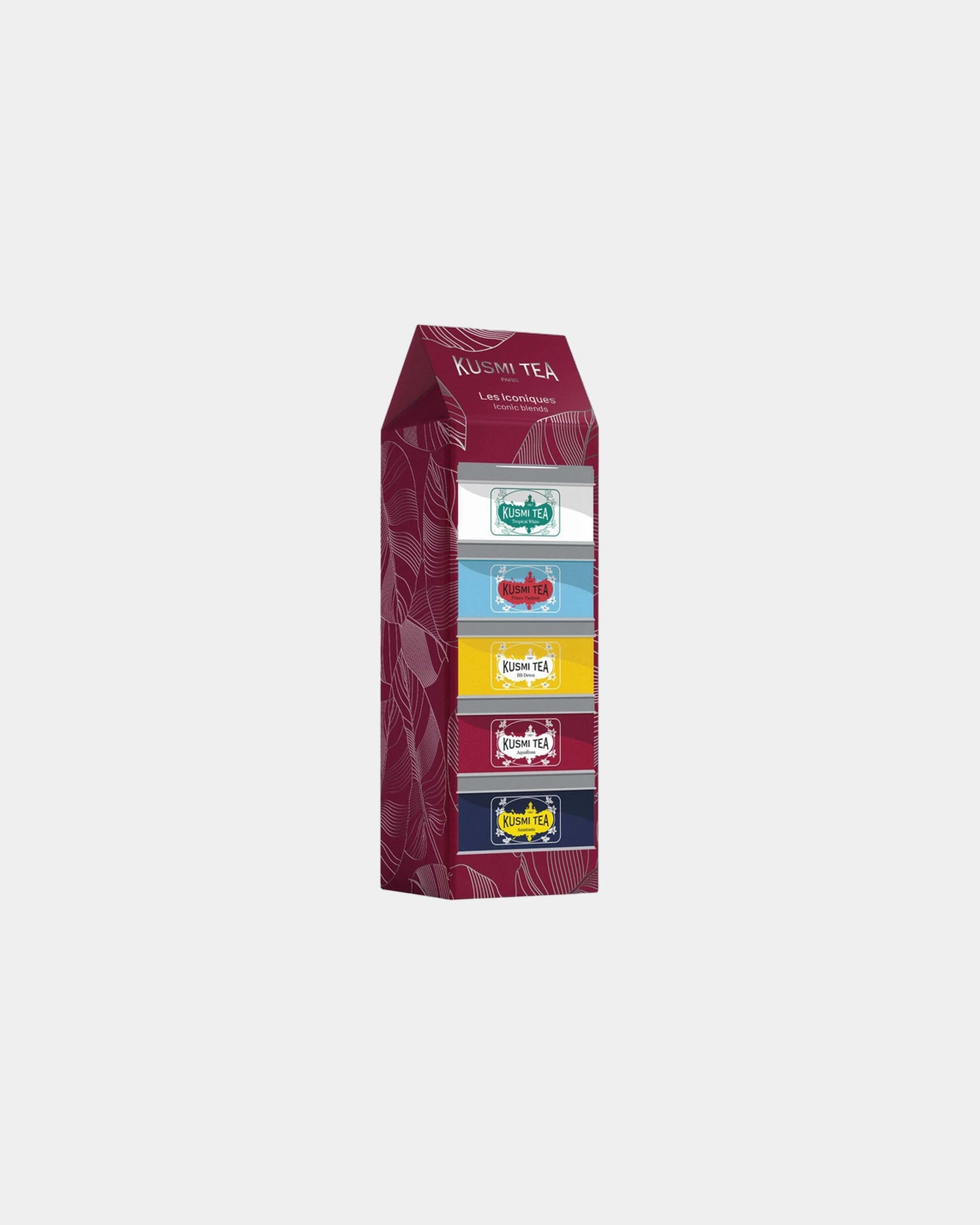 Set 5 scatole tè bio Kusmi Tea da personalizzare - Non specificato