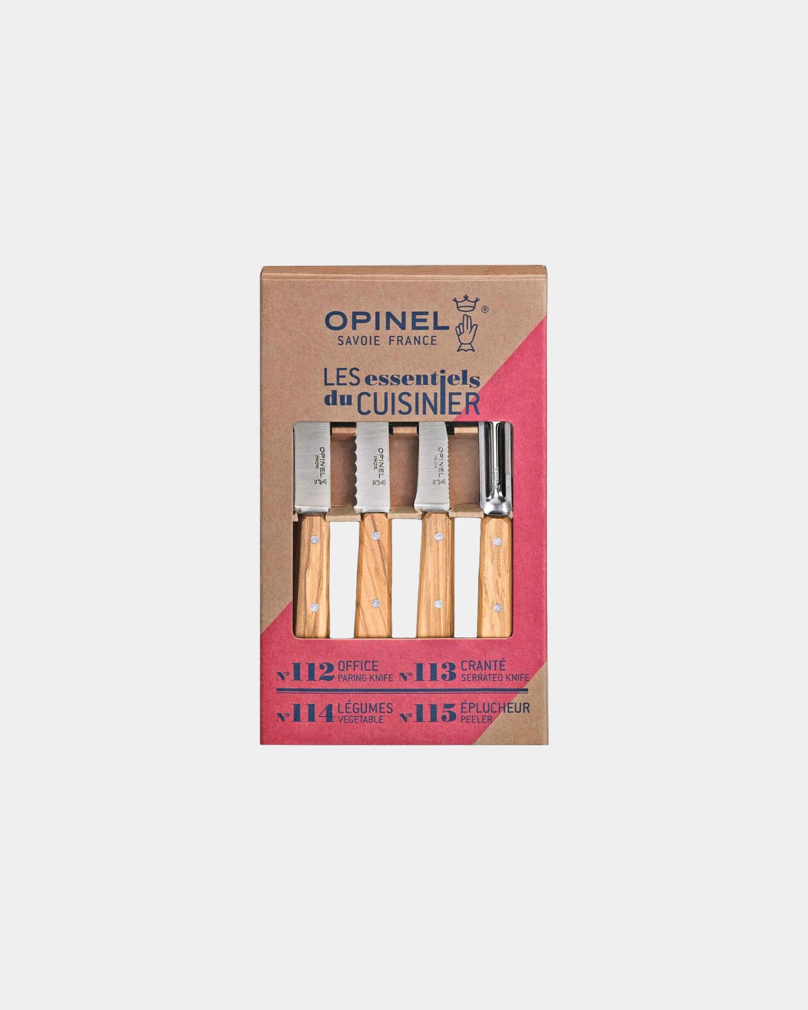 Cofanetto Essentiels Opinel acciaio inox da personalizzare - Beige