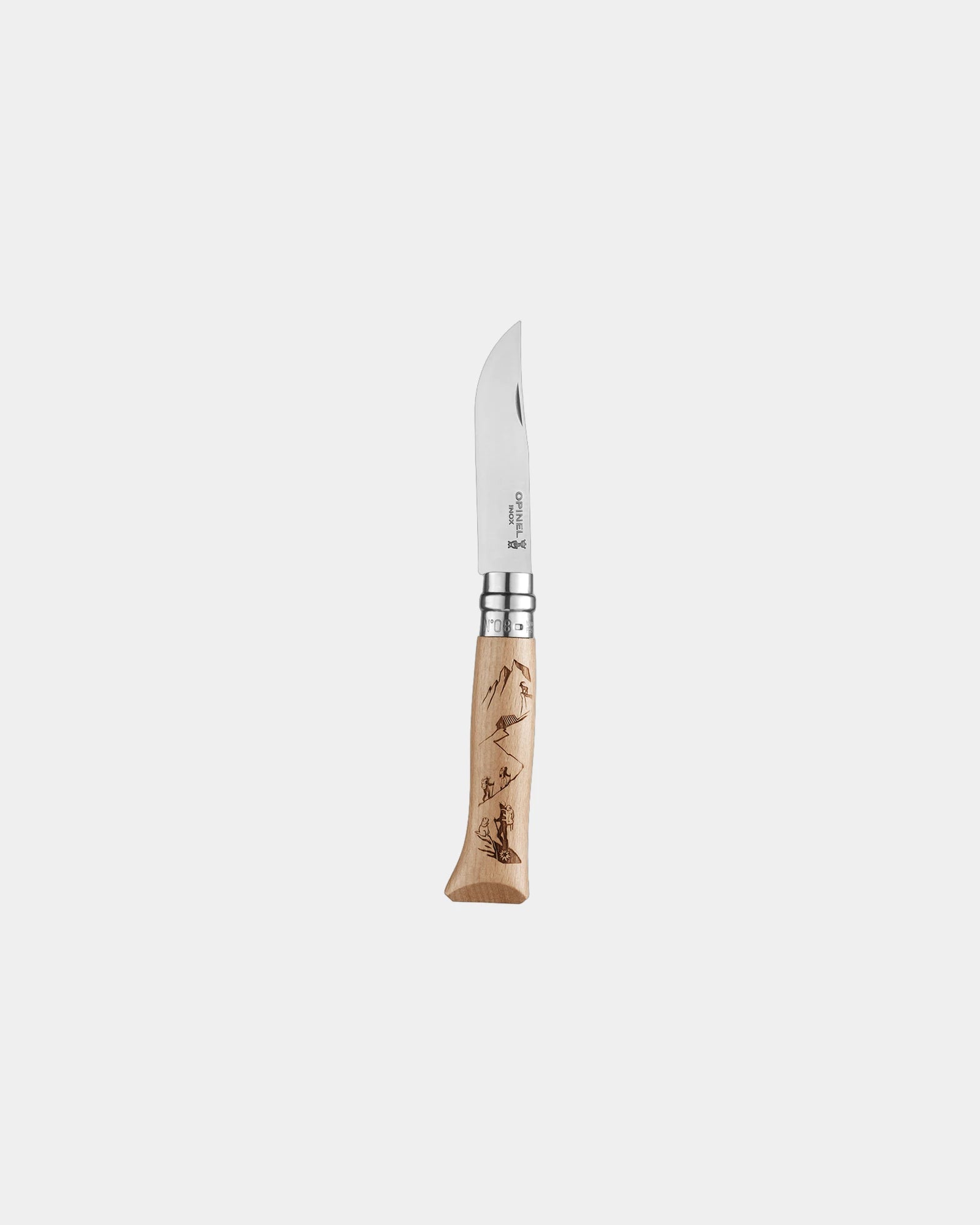 Coltello acciaio inox Opinel N°08 Rando da personalizzare - 1