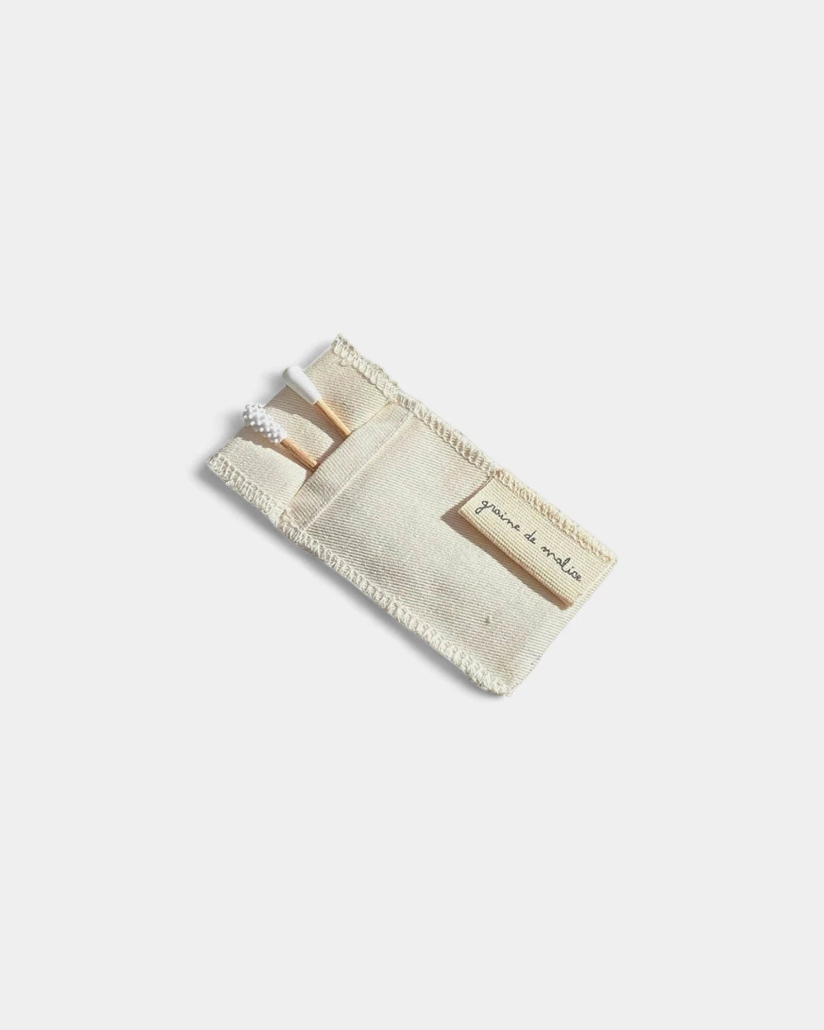 Astuccio di bellezza in cotone bio da personalizzare
