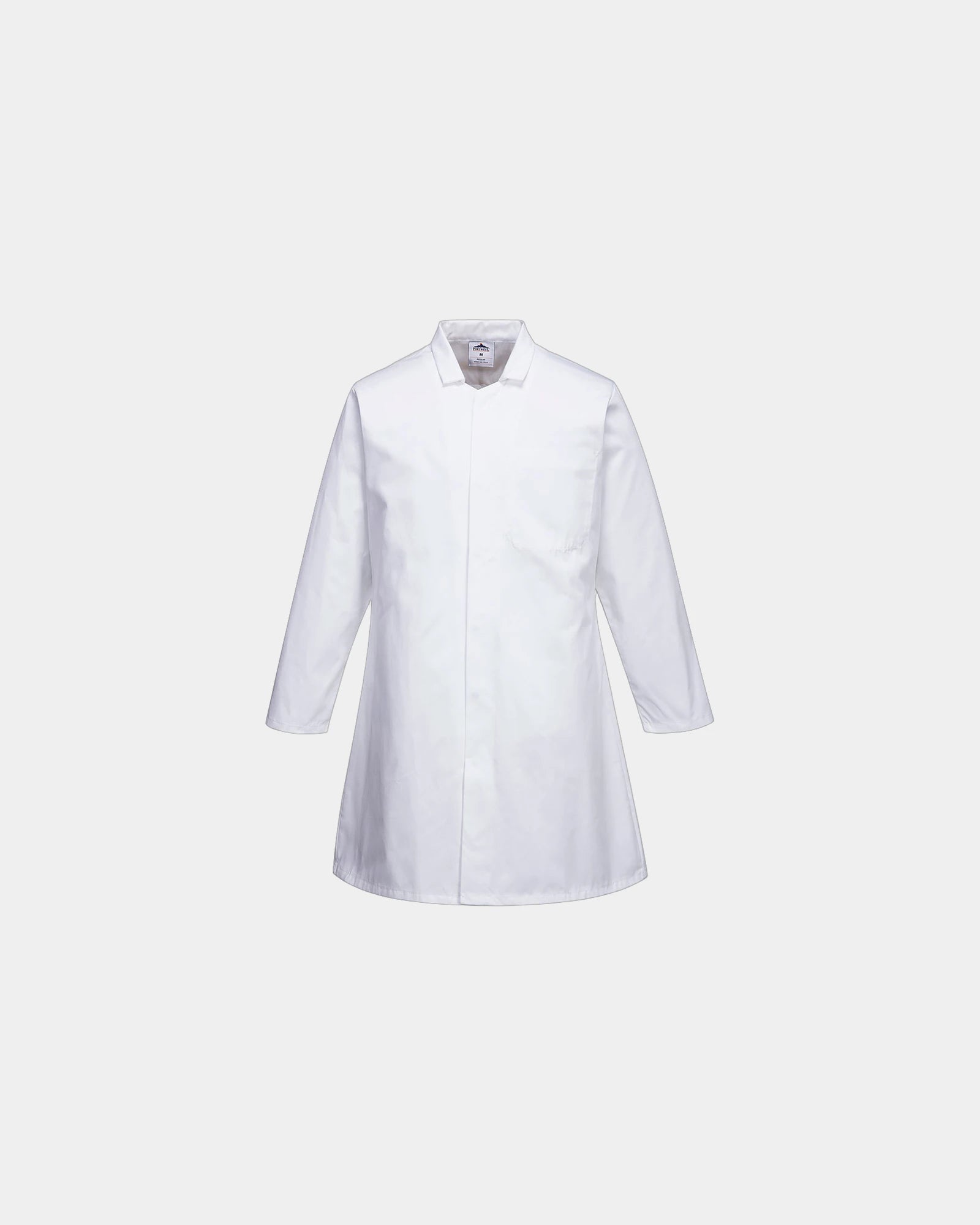 Camice uomo settore alimentare 245 g/m² da personalizzare - Bianco