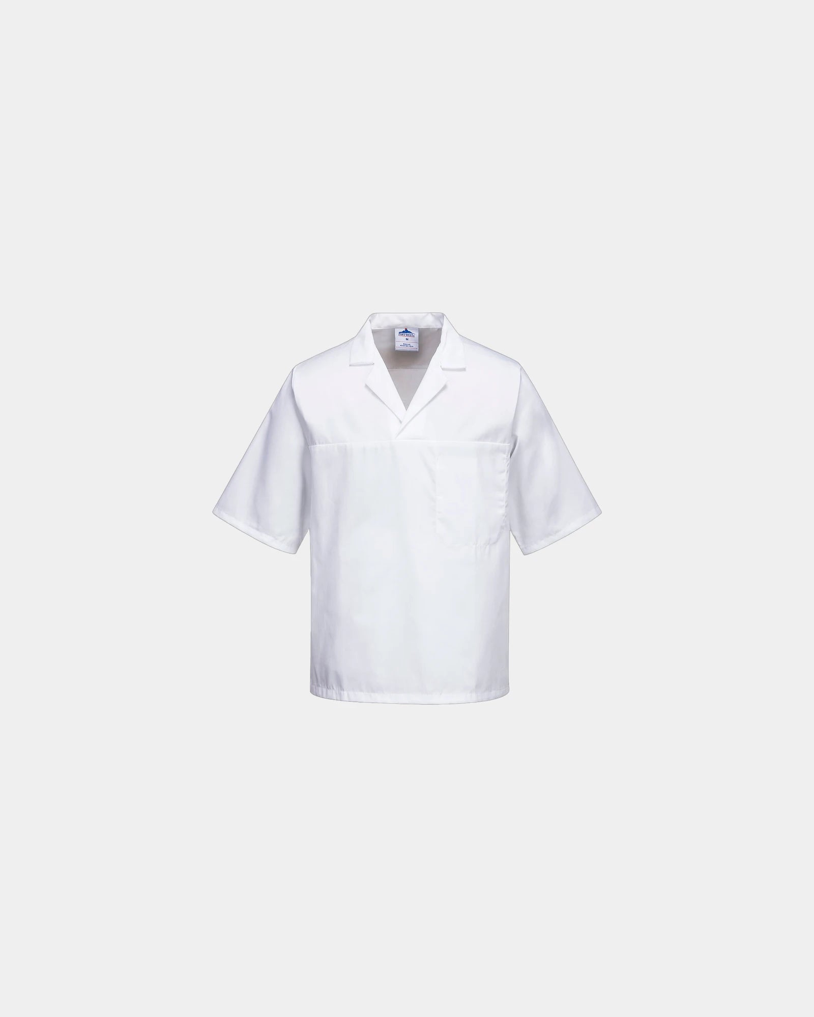 Casacca maniche corte poliestere-cotone da personalizzare - Bianco