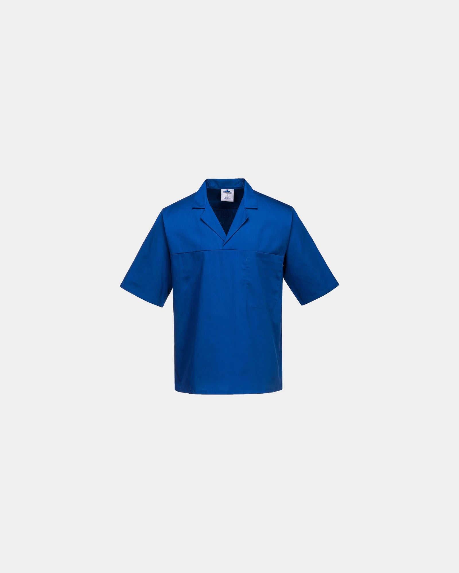 Casacca maniche corte poliestere-cotone da personalizzare - Blu Scuro