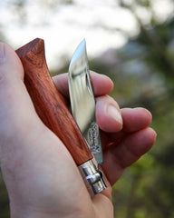 Coltello acciaio inox Opinel N°08 Padouk da personalizzare - 6