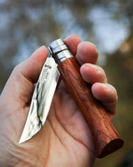 Coltello acciaio inox Opinel N°08 Padouk da personalizzare - 3