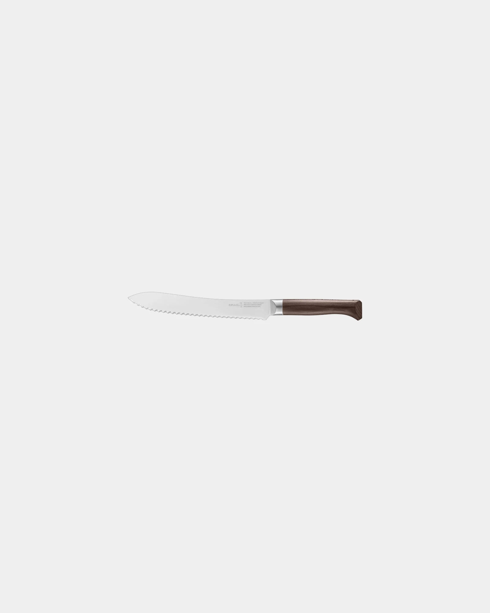 Coltello da pane acciaio inox Forgés 1890 da personalizzare - Marrone