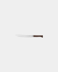 Coltello da pane acciaio inox Forgés 1890 da personalizzare - Marrone