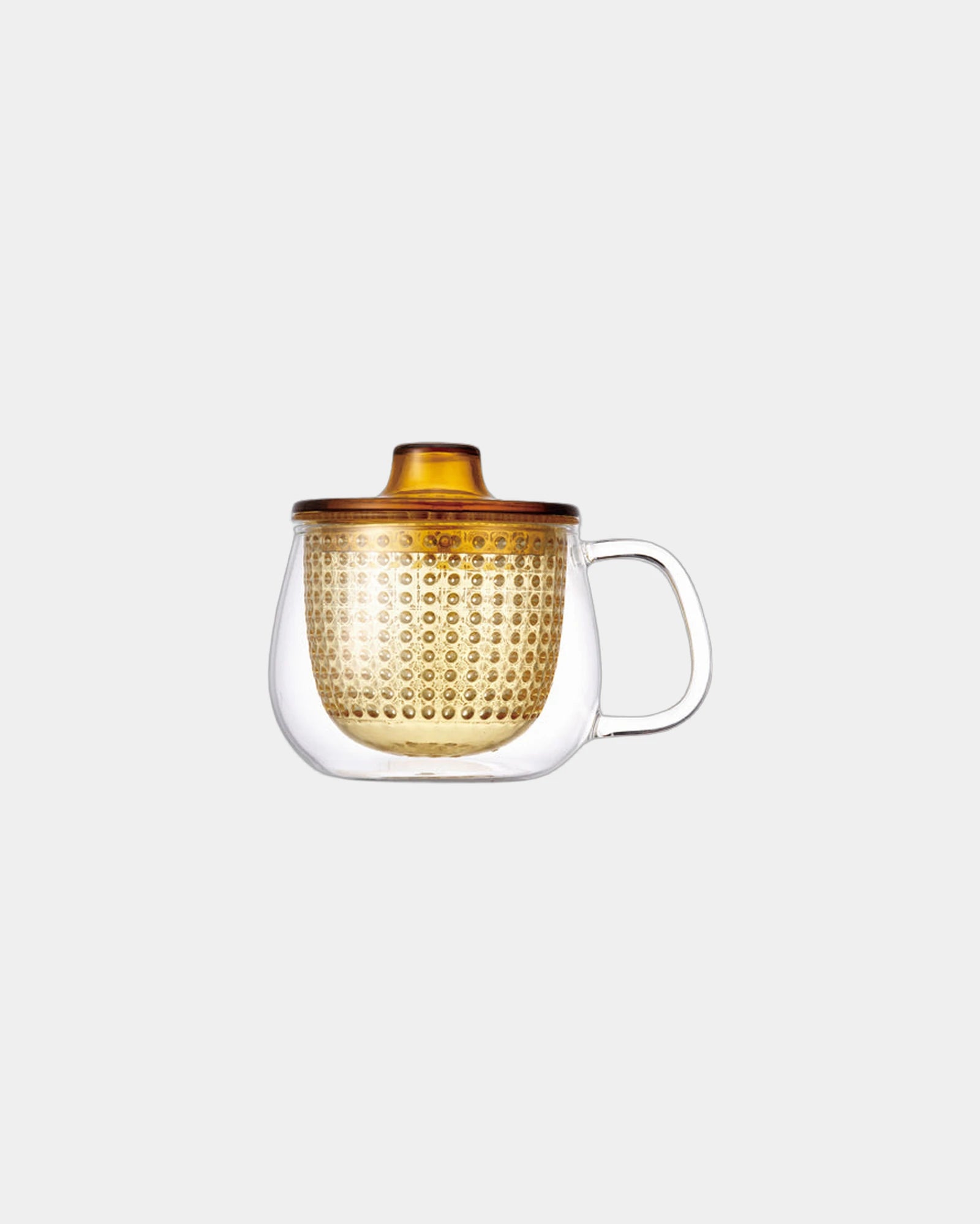 Tazza in vetro Kinto Unimug 350ml da personalizzare - Giallo