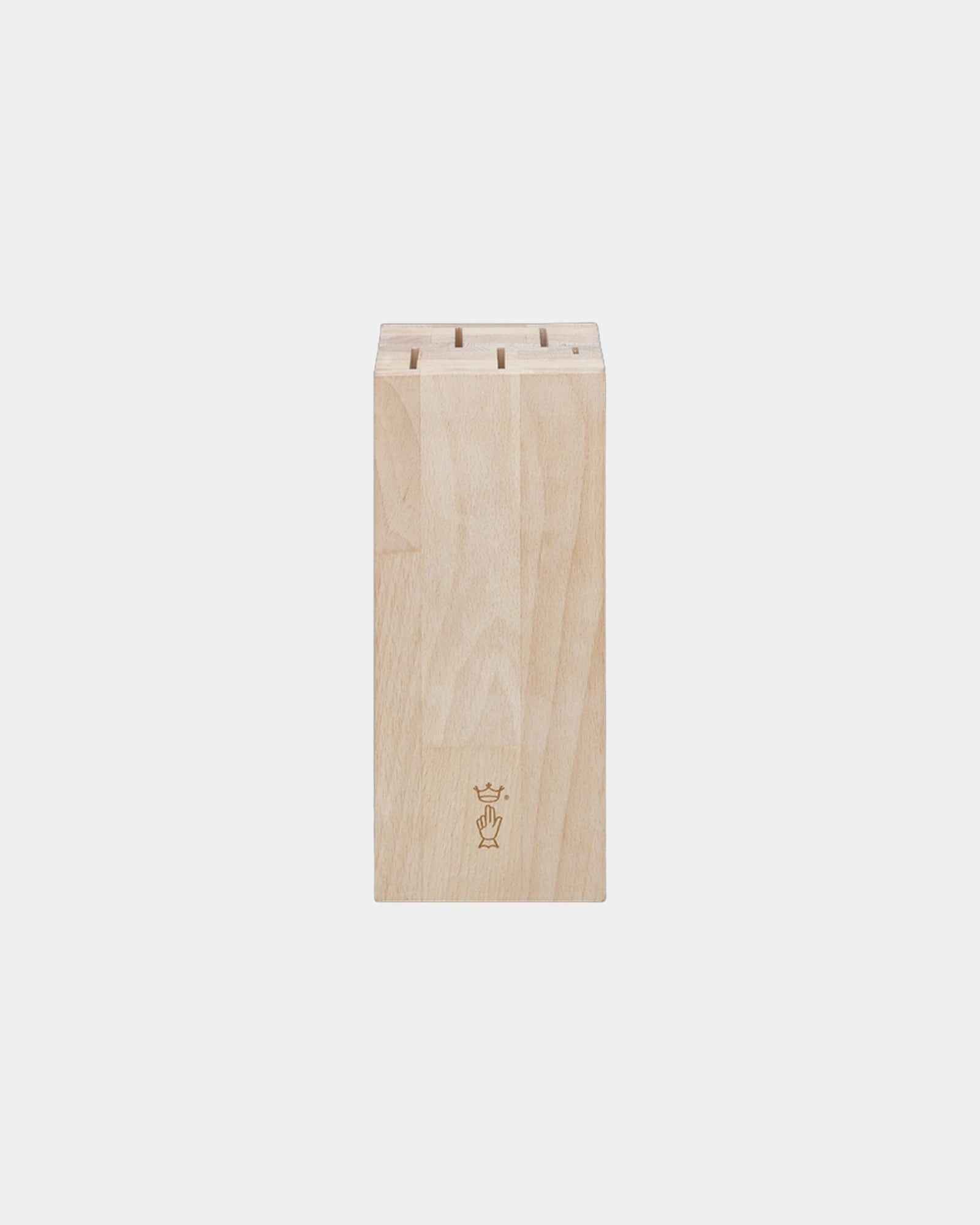 Blocco 5 coltelli faggio Opinel da personalizzare - Beige