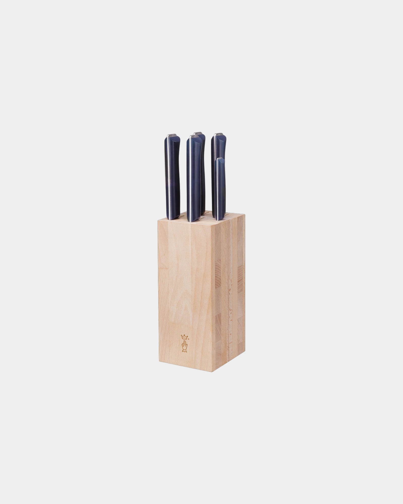 Blocco 5 coltelli faggio Opinel da personalizzare - 1