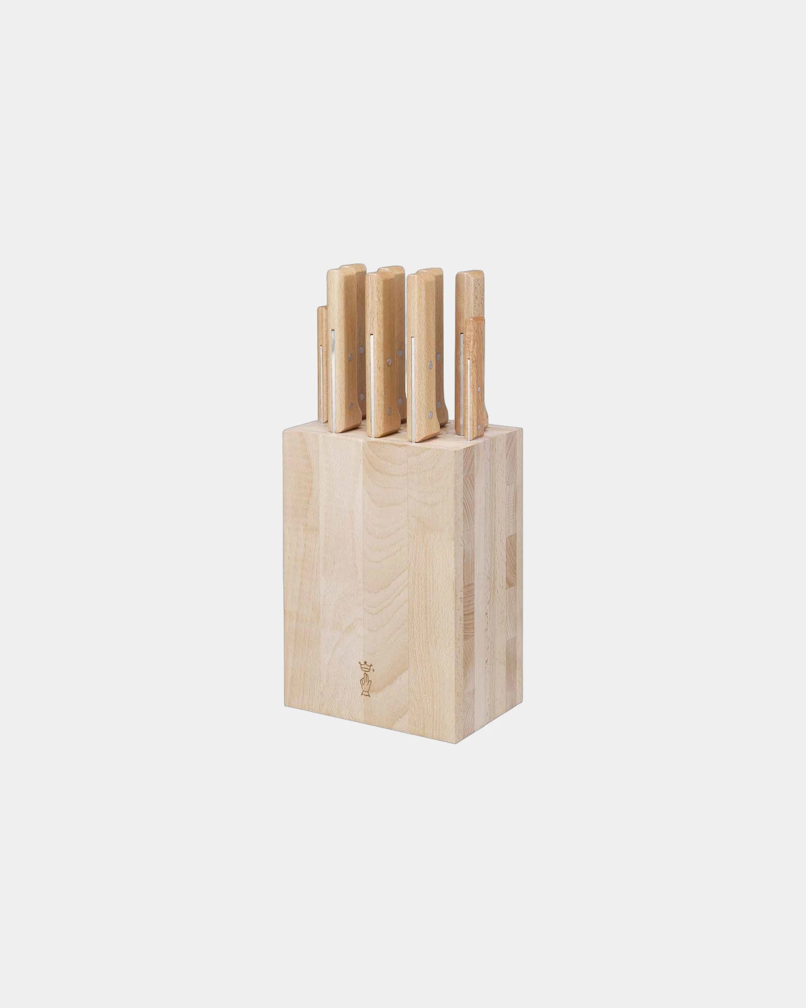 Blocco portacoltelli faggio Opinel 9 posti da personalizzare - 3