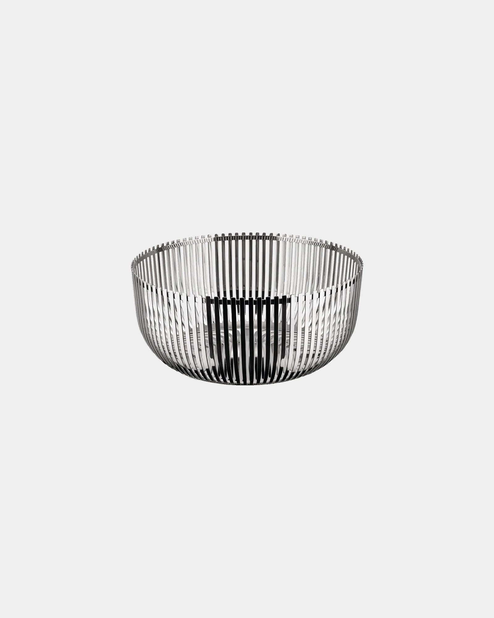 Portafrutta acciaio inox Alessi Charpin da personalizzare - Grigio