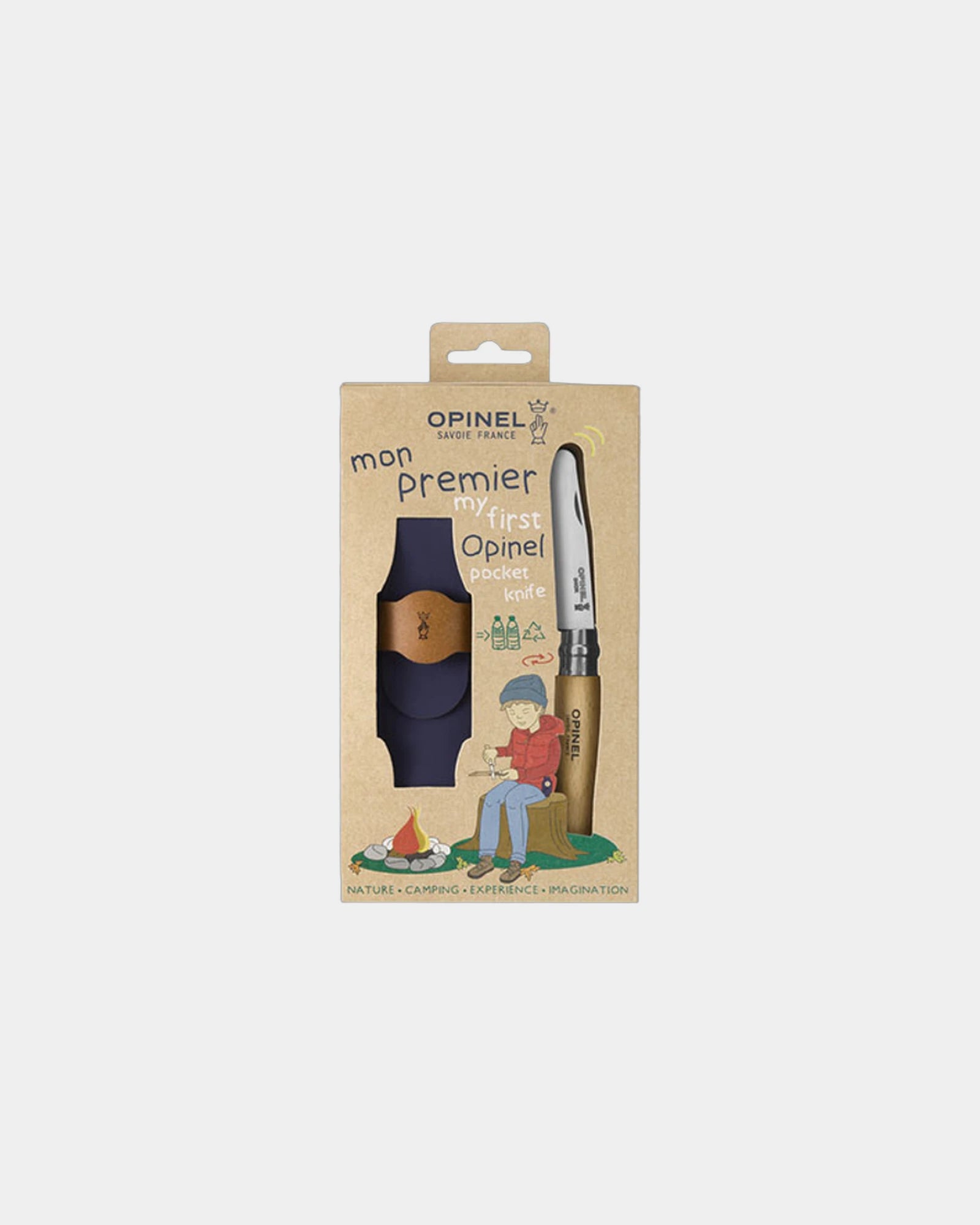 Coltello per bambini Opinel Mon Premier da personalizzare - Beige