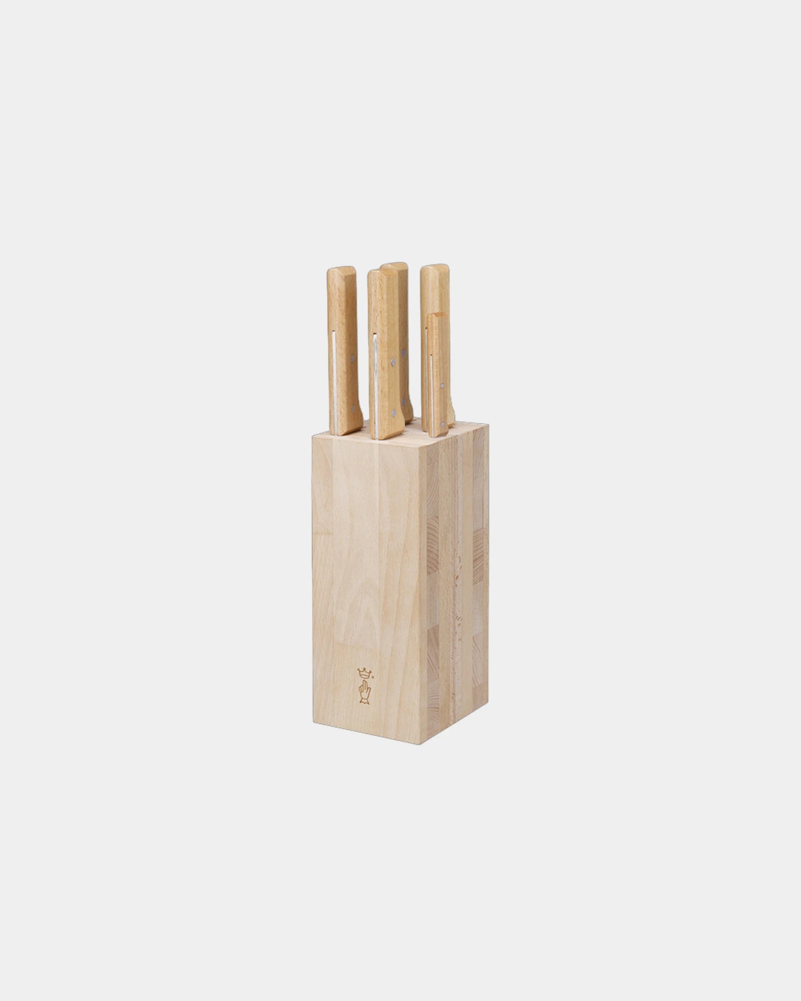 Blocco coltelli faggio Opinel da personalizzare - Beige