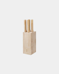 Blocco coltelli faggio Opinel da personalizzare - Beige