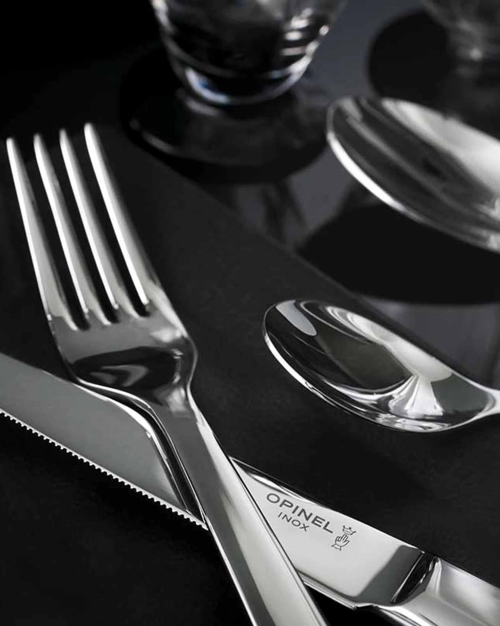Set posate acciaio inox Opinel Perpétue da personalizzare - 3