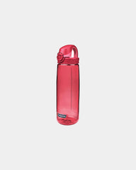 Borraccia riciclata On-The-Fly 700ml da personalizzare - Rosa con tappo rosso barbabietola