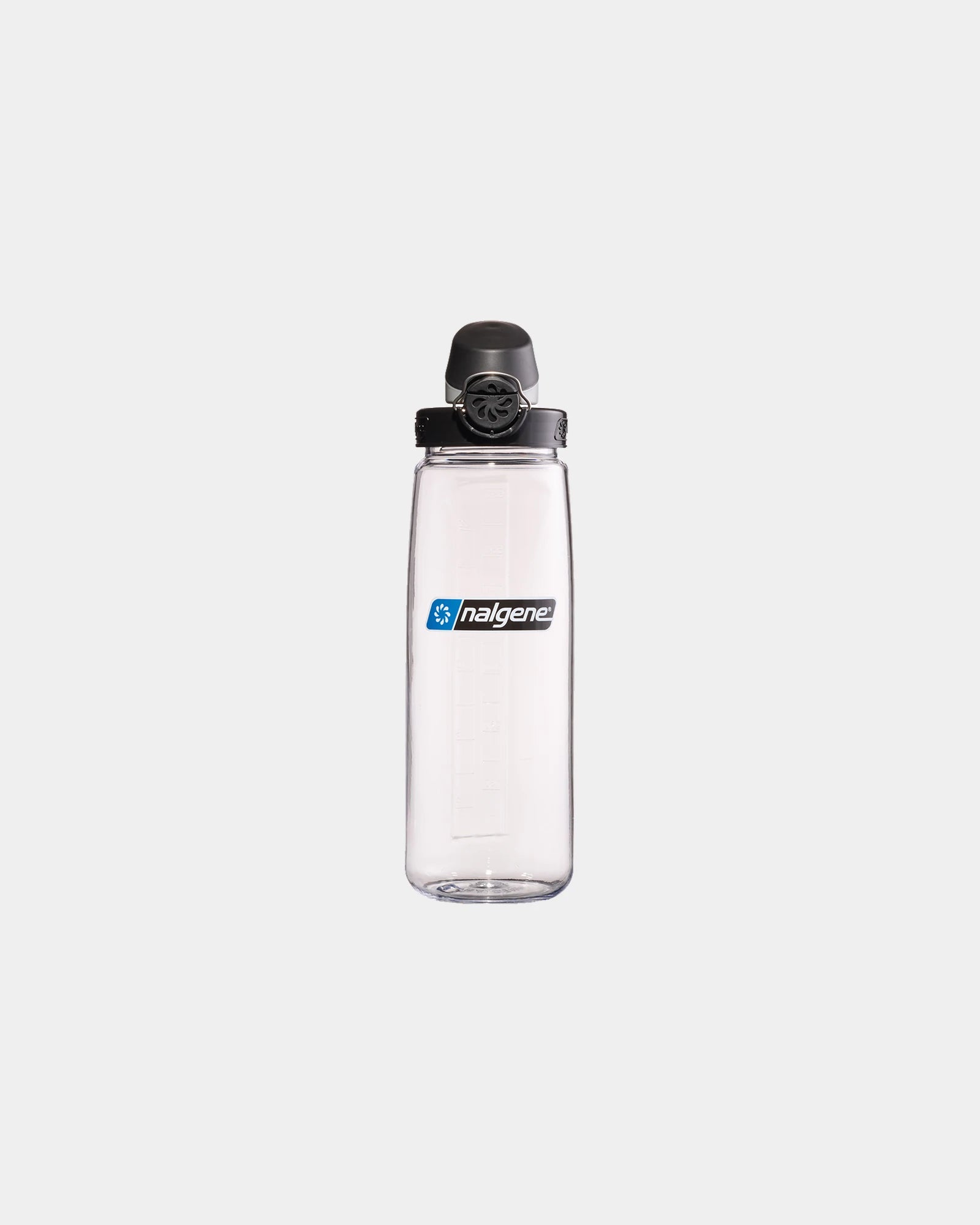 Borraccia riciclata On-The-Fly 700ml da personalizzare - Trasparente con tappo nero