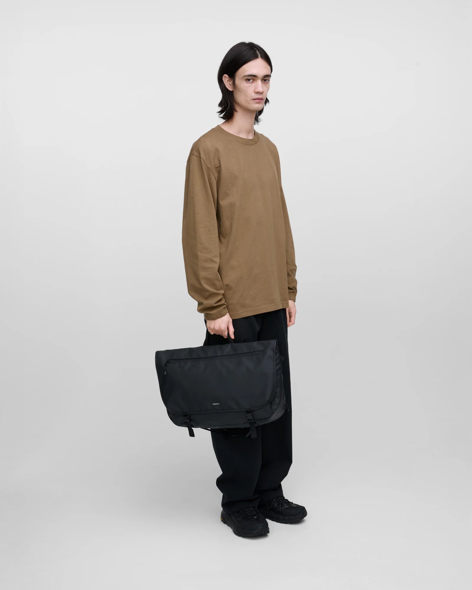 Borsa messenger riciclata Sandqvist Stream da personalizzare - 8