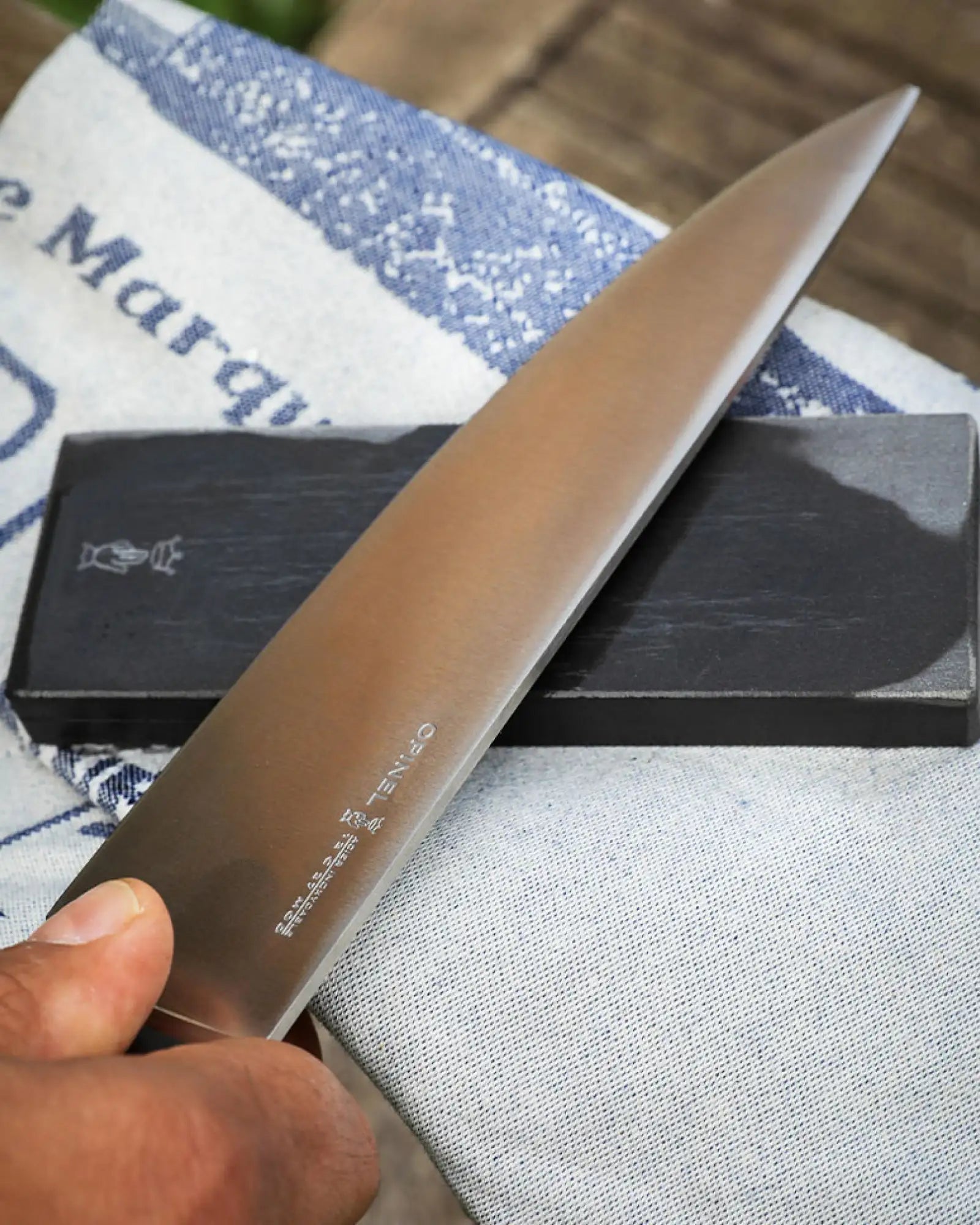 Pietra affilatura coltelli Opinel 14 cm da personalizzare - 4