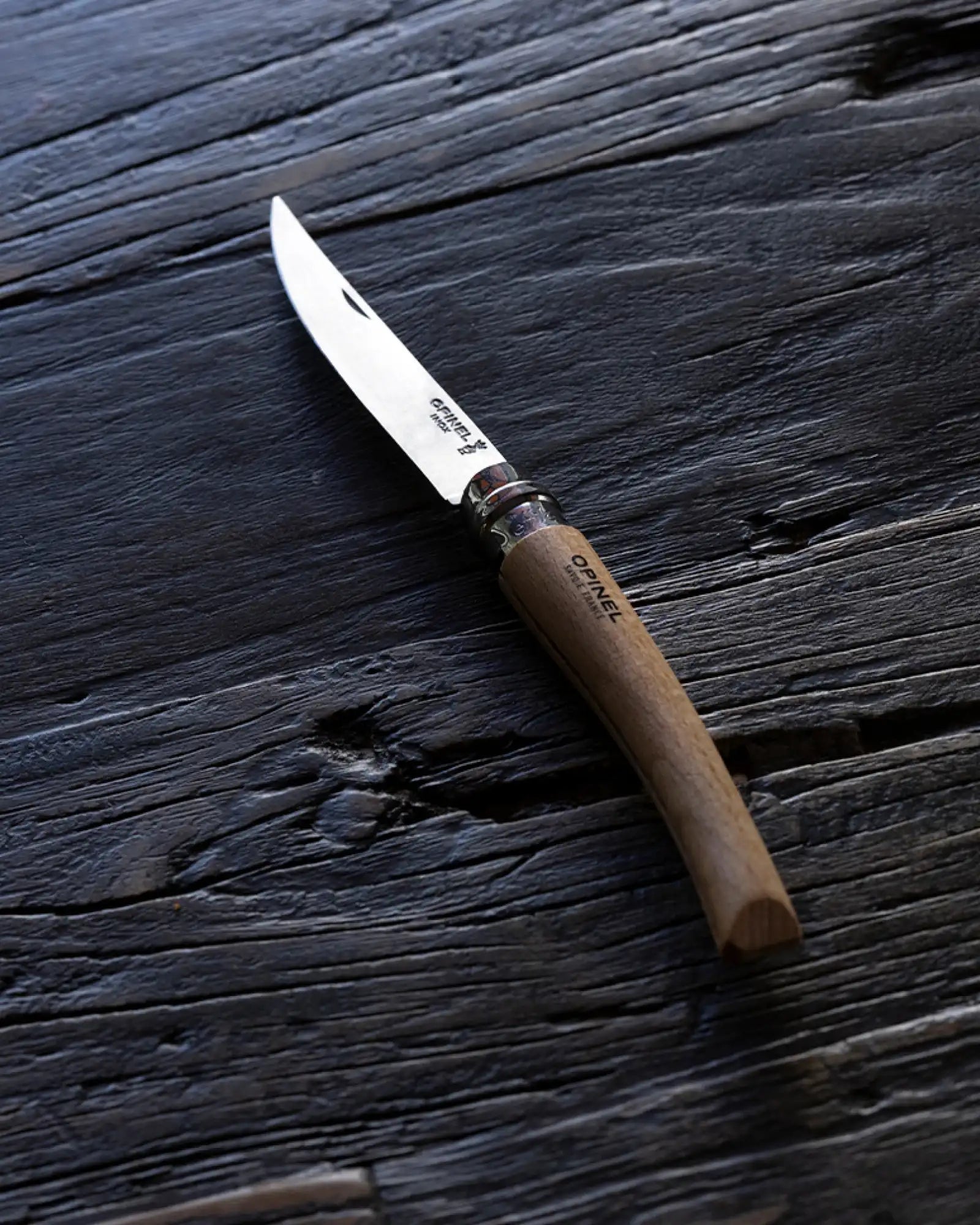 Coltello effilato faggio Opinel 8 cm da personalizzare - 5