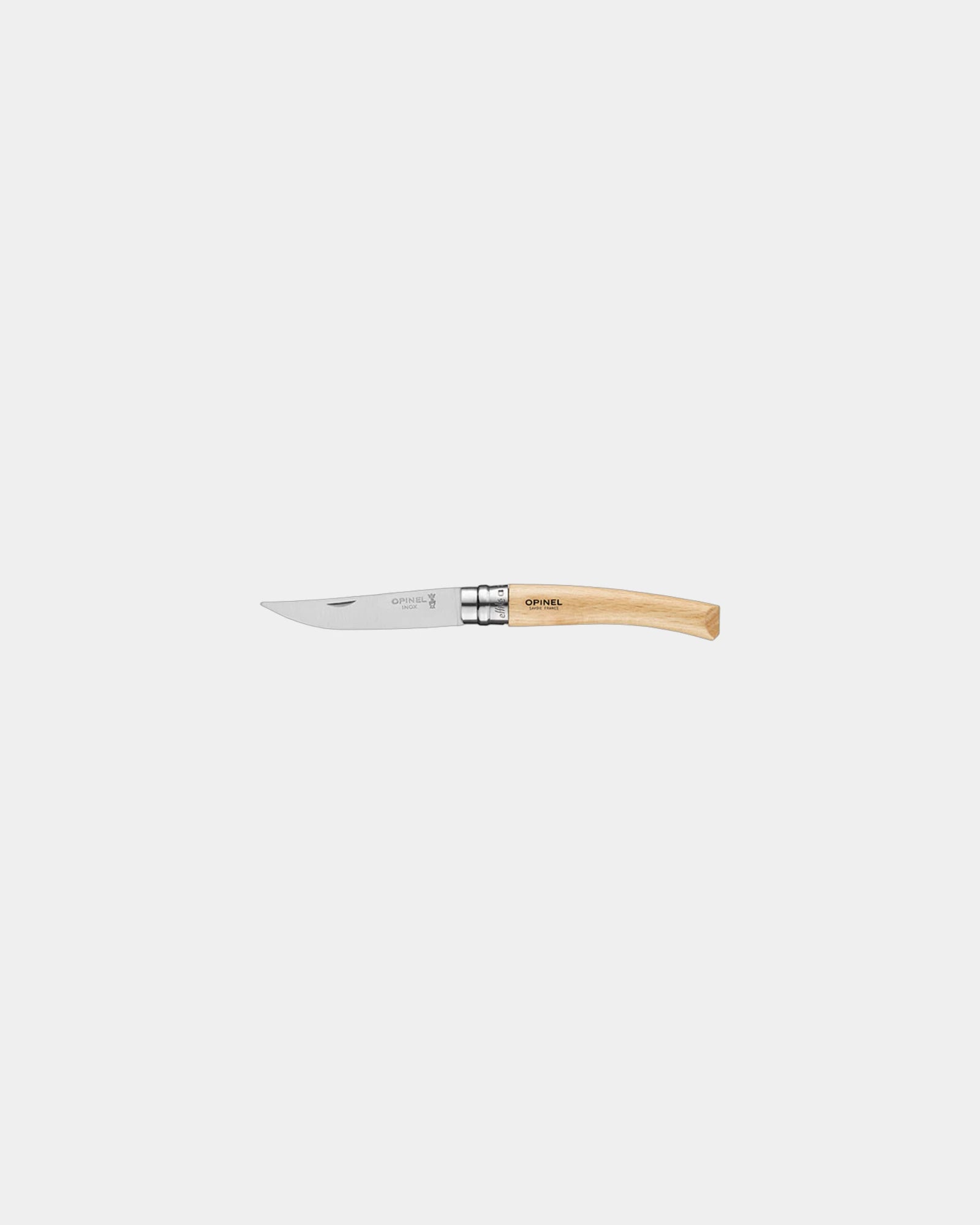 Coltello effilato faggio Opinel 8 cm da personalizzare - Beige