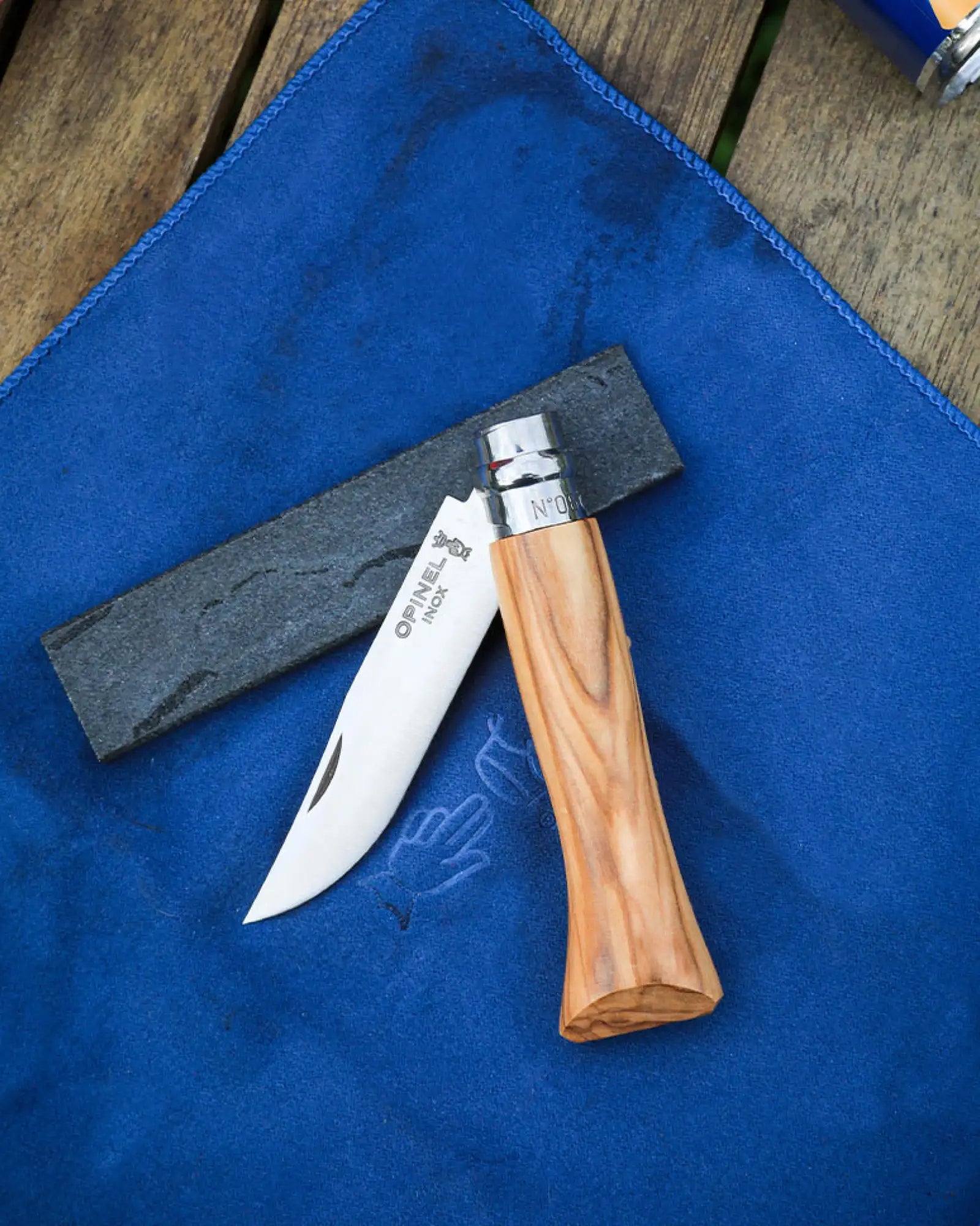 Pietra per affilare Opinel naturale 10 cm da personalizzare - 7