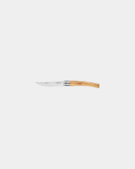 Coltello effilato legno ulivo con astuccio da personalizzare - 1