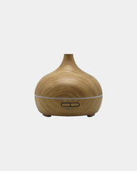 Umidificatore con timer e luce LED da personalizzare - Legno