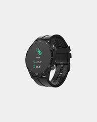 Orologio touch 1,3" con termometro da personalizzare - Nero