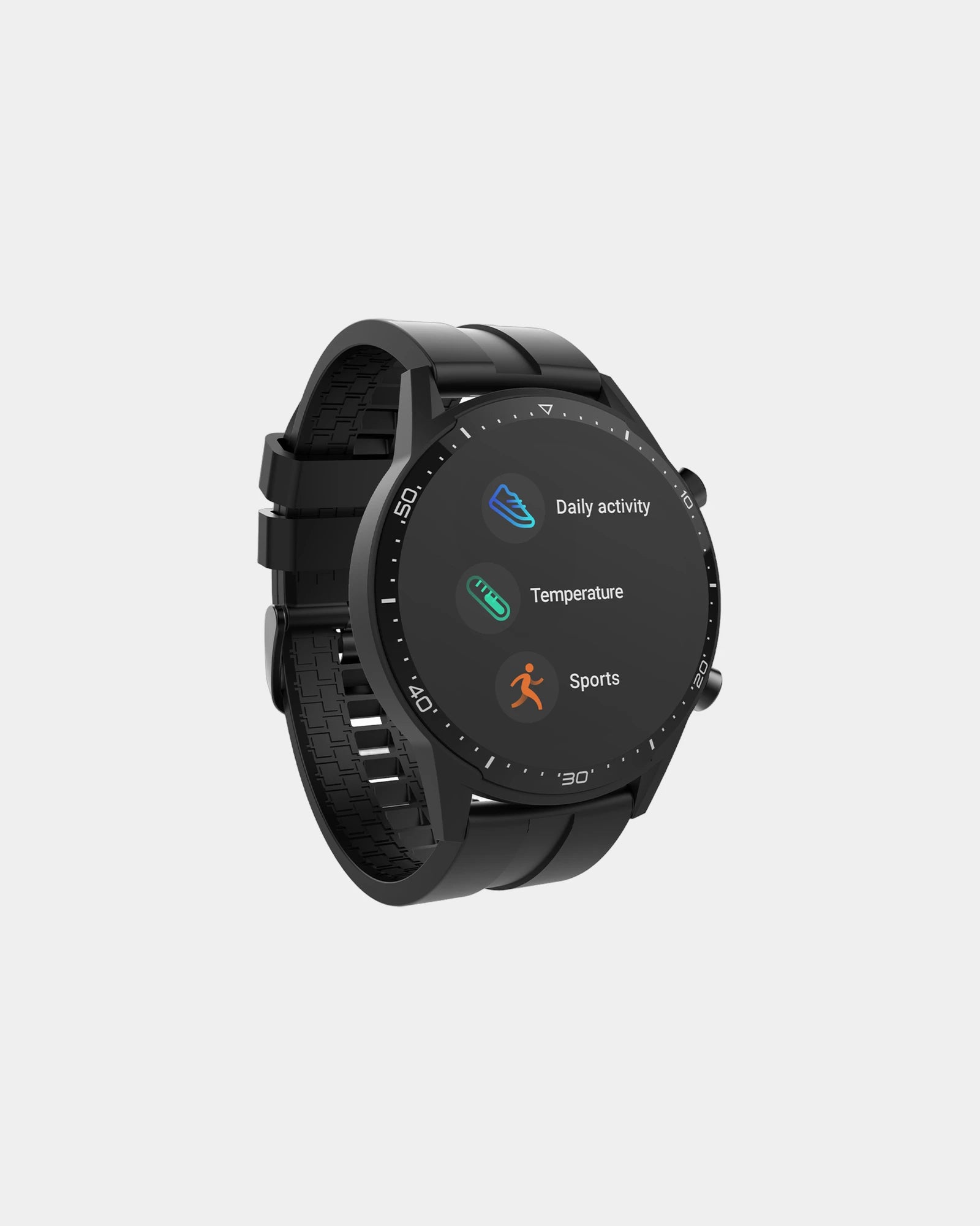 Orologio touch 1,3" con termometro da personalizzare - 2