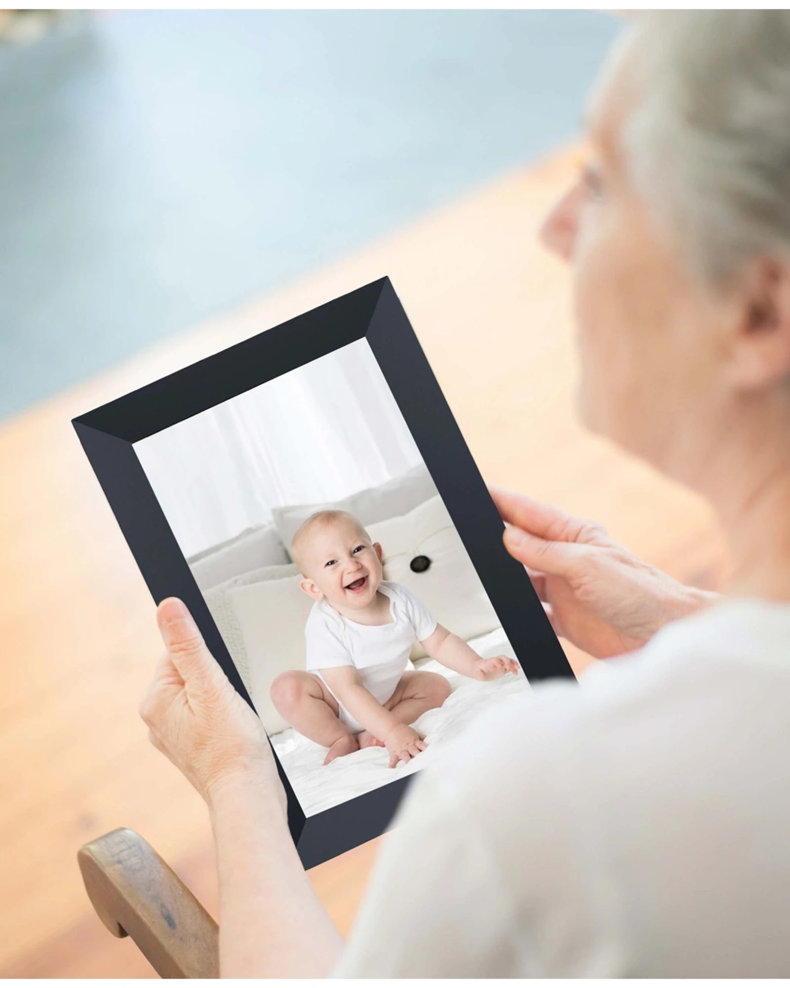 Cornice digitale 10" Wi-Fi Frameo da personalizzare - 6