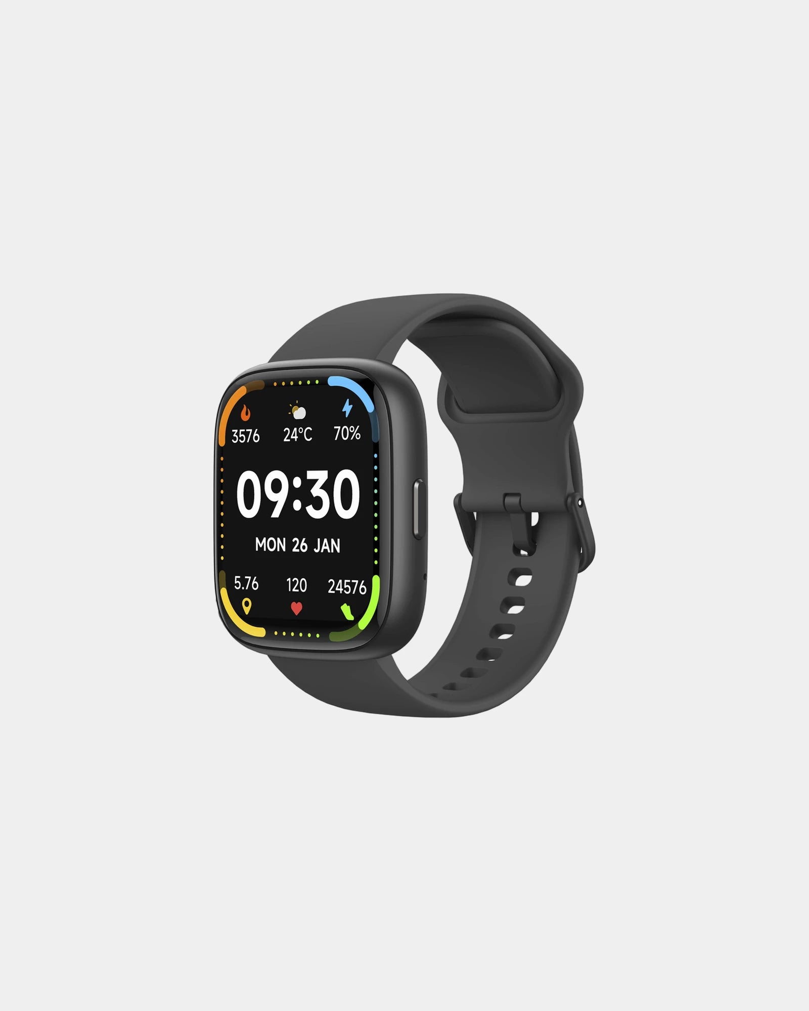 Orologio da polso connesso Alexa Bluetooth da personalizzare - Nero