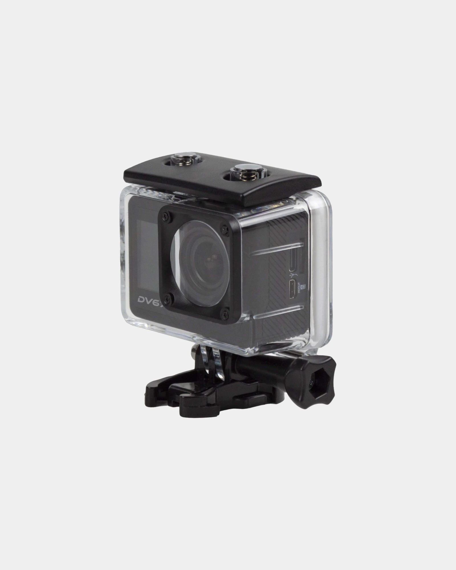Videocamera d'azione 4K doppio schermo da personalizzare - Nero