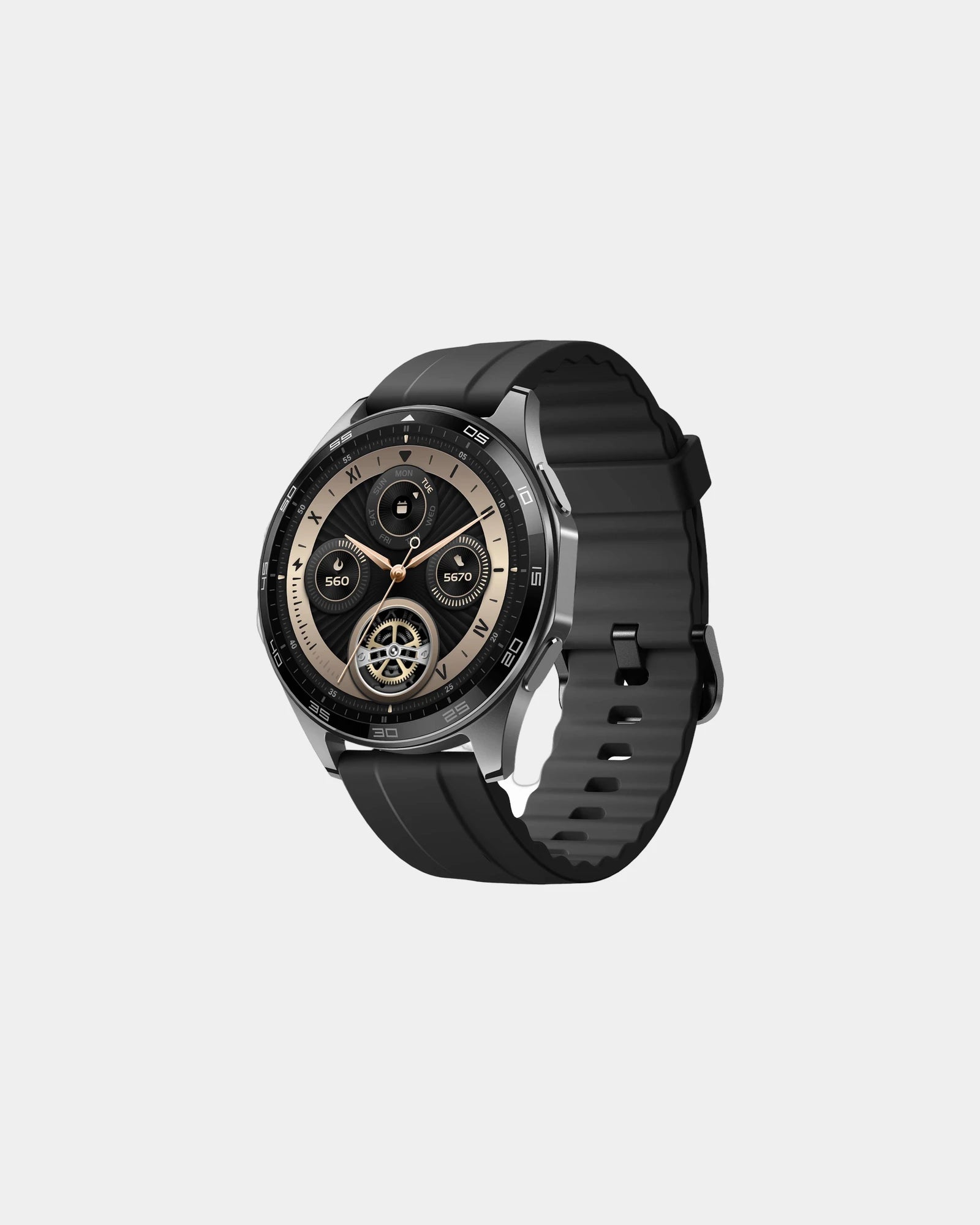 Orologio da polso intelligente GPS AMOLED da personalizzare - Nero