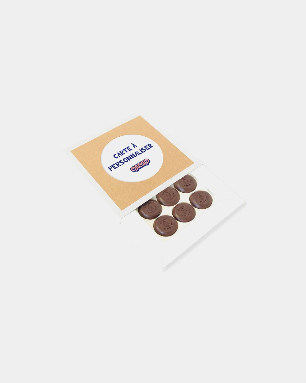 Scatola di 9 cioccolatini da personalizzare