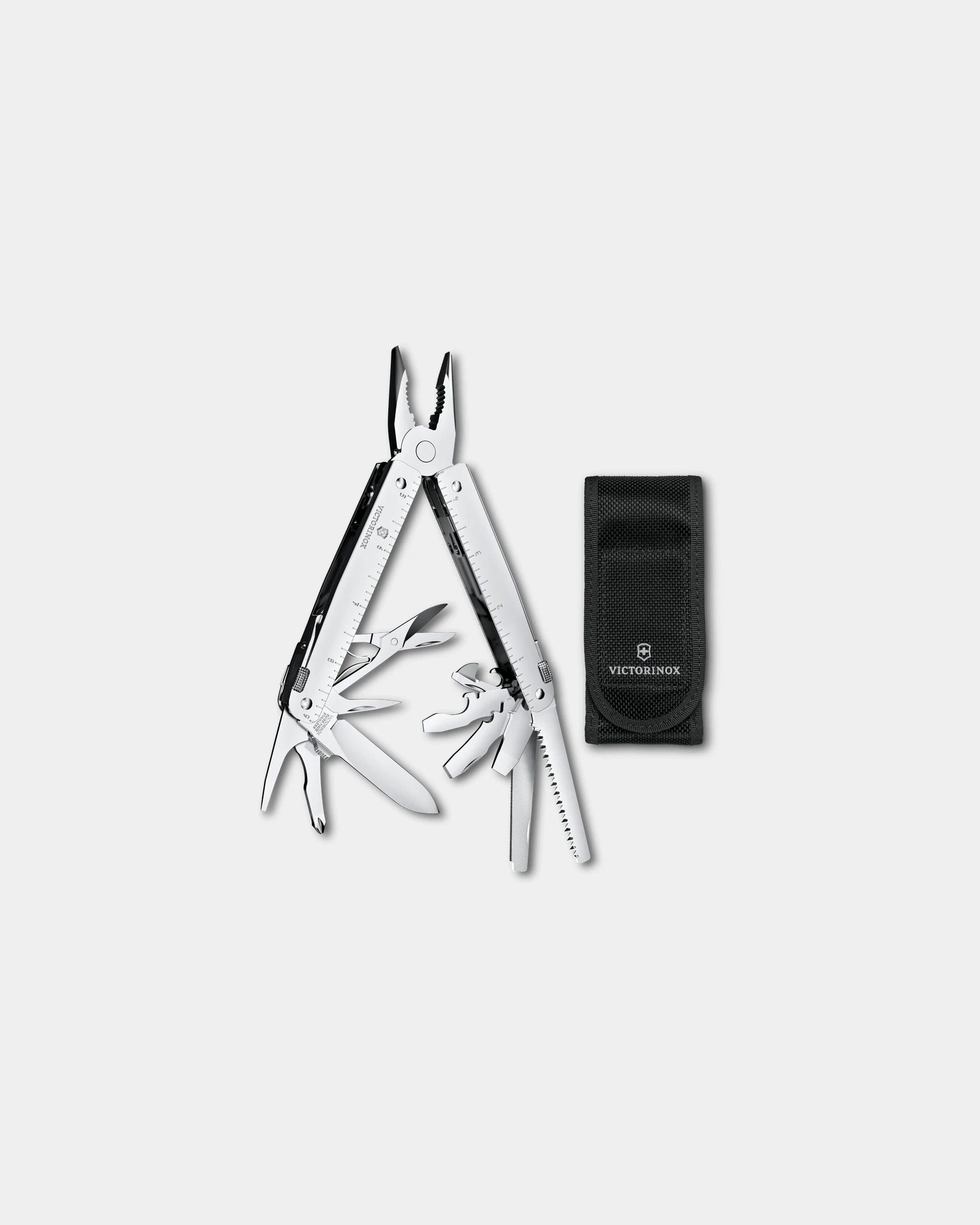 Multiutensile acciaio Swiss Tool MX da personalizzare - Fondina da cintura in nylon inclusa