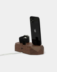 Caricabatterie a induzione in legno 3 in 1 da personalizzare - 9