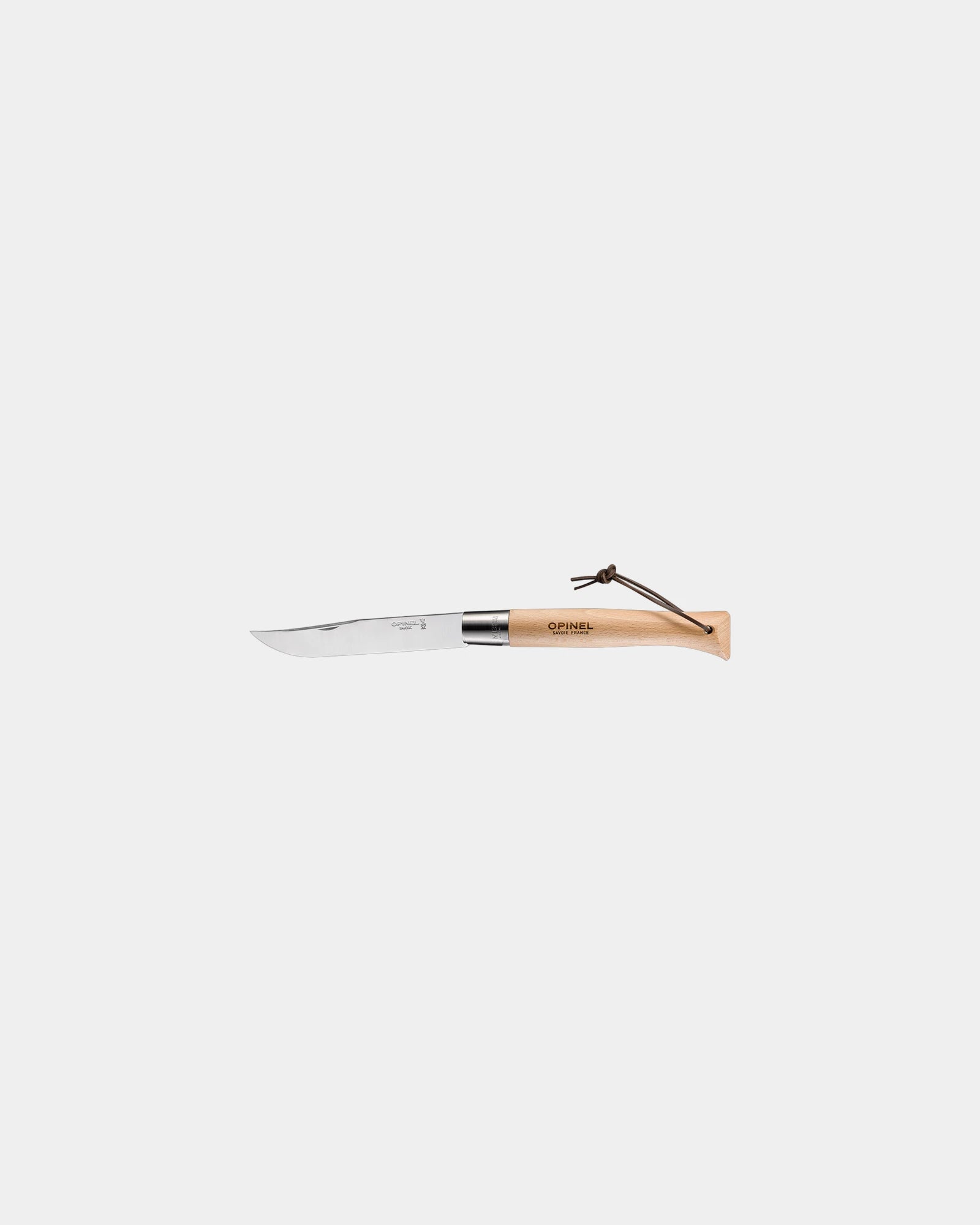 Coltello acciaio inox faggio Opinel N°13 da personalizzare - Beige