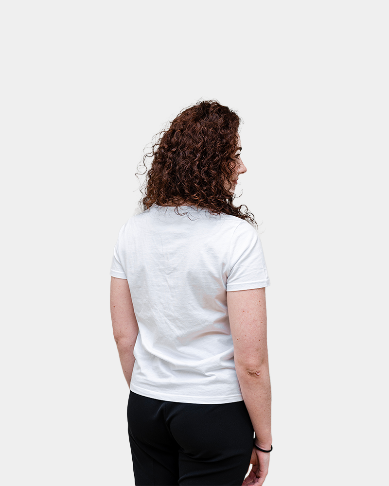 T-shirt donna scollo a V Made in France da personalizzare - 3