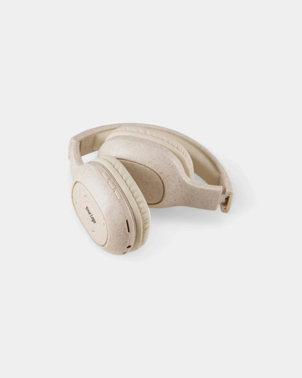 Cuffie wireless in fibra di paglia personalizzabili - 1