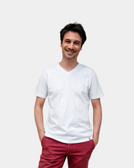 T-shirt uomo scollo a V Made in France da personalizzare - 8