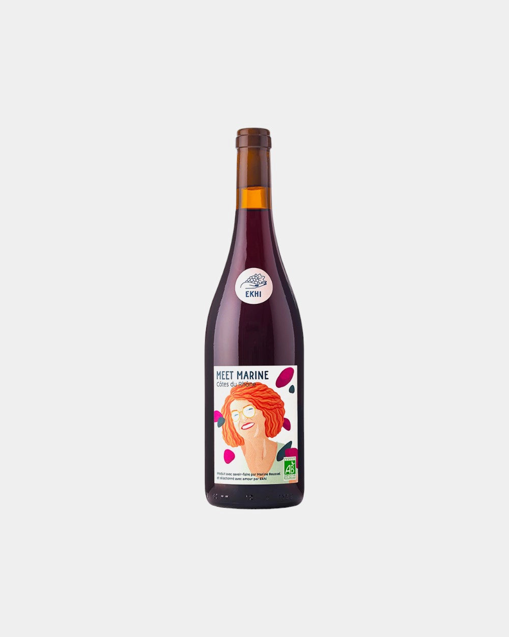 Bottiglia di vino rosso - Côtes du Rhône da personalizzare