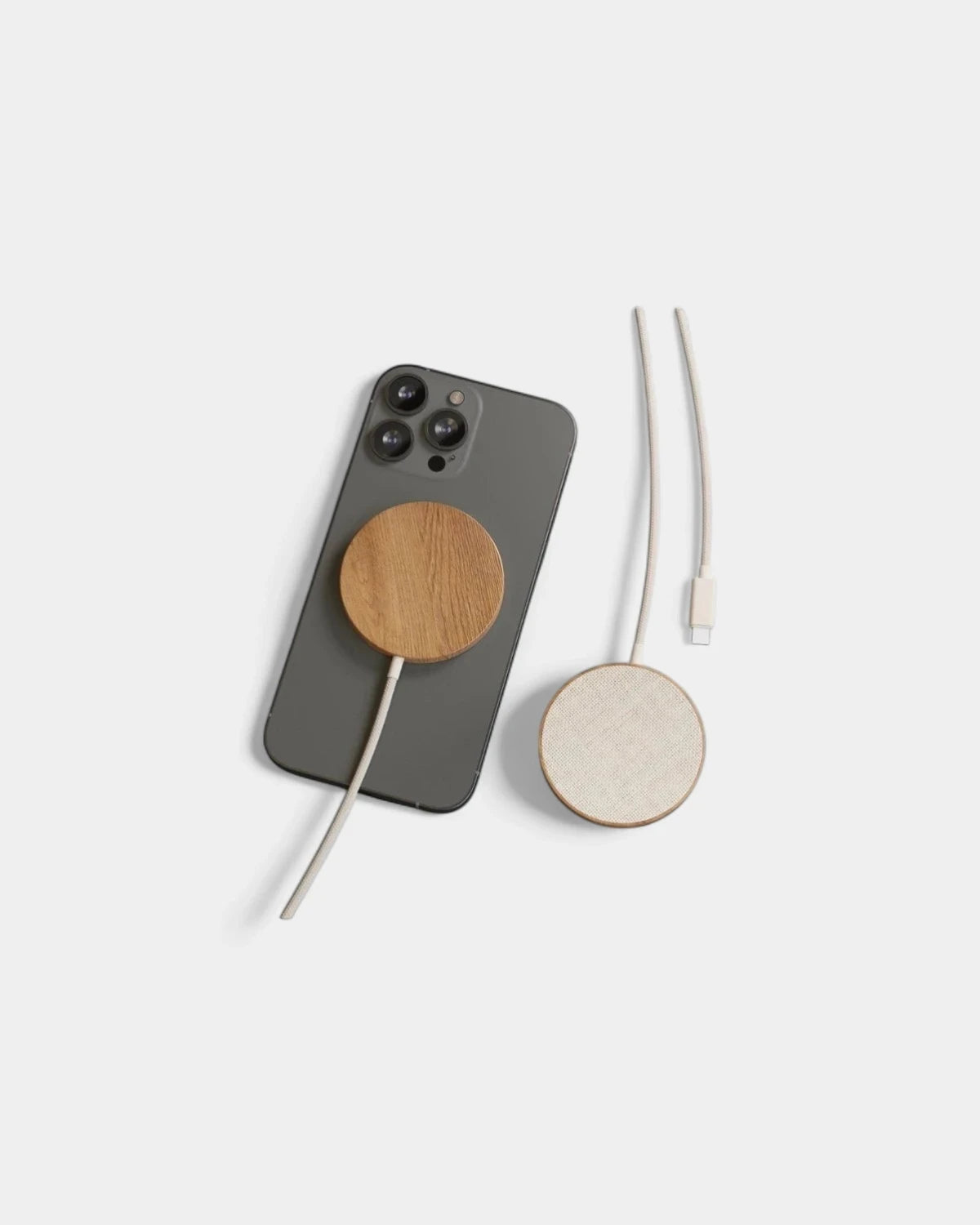 Caricatore a induzione Magsafe in legno personalizzabile - 2