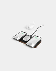 Stazione di ricarica wireless in legno personalizzabile