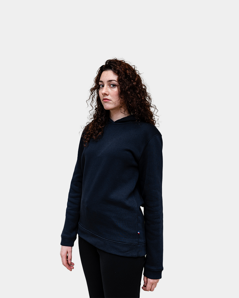 Felpa con cappuccio donna Made in France da personalizzare - 1