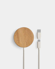 Caricatore a induzione Magsafe in legno personalizzabile - 3